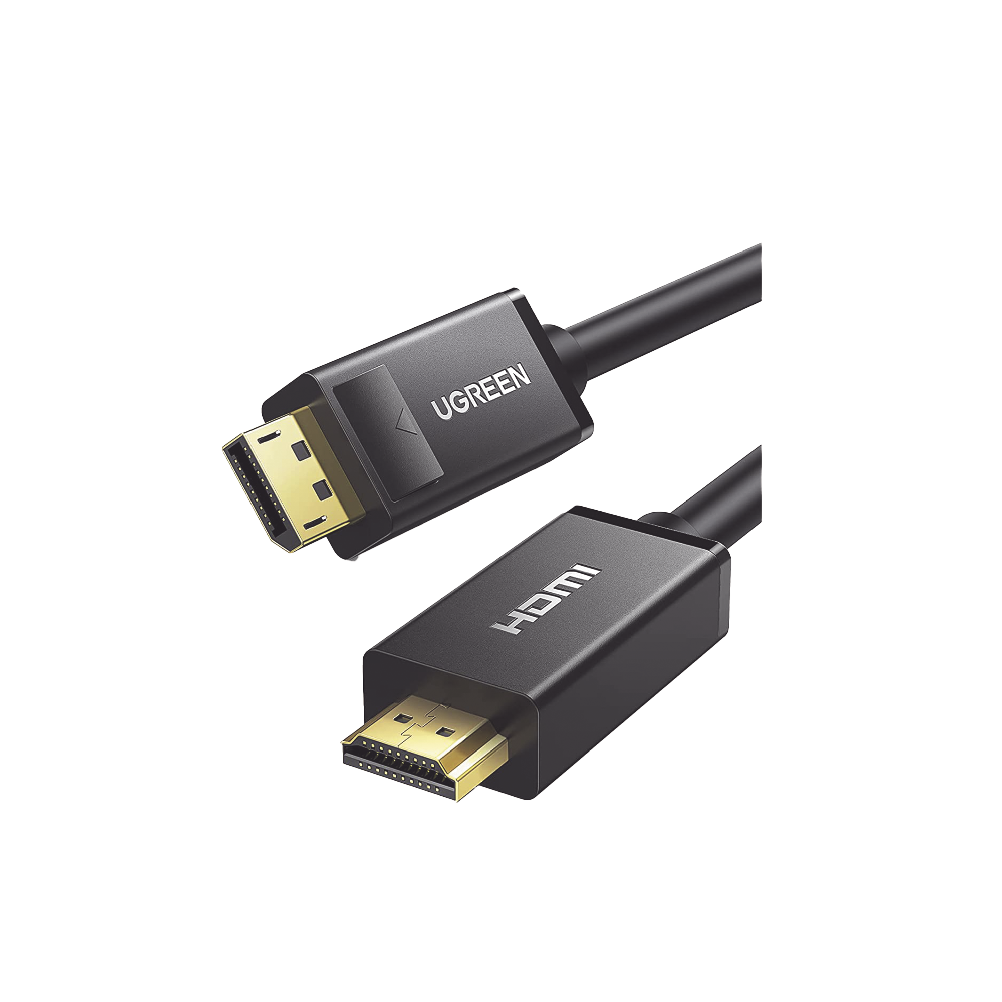 Cable DP Macho a HDMI Macho | Longitud 5m | Soporta 4K@30Hz | Soporta 3D | Cobre Estañado 28AWG | Blindaje interno múltiple | Transmisión Unidireccional | Botón de Liberación | Chip de Última Generación.