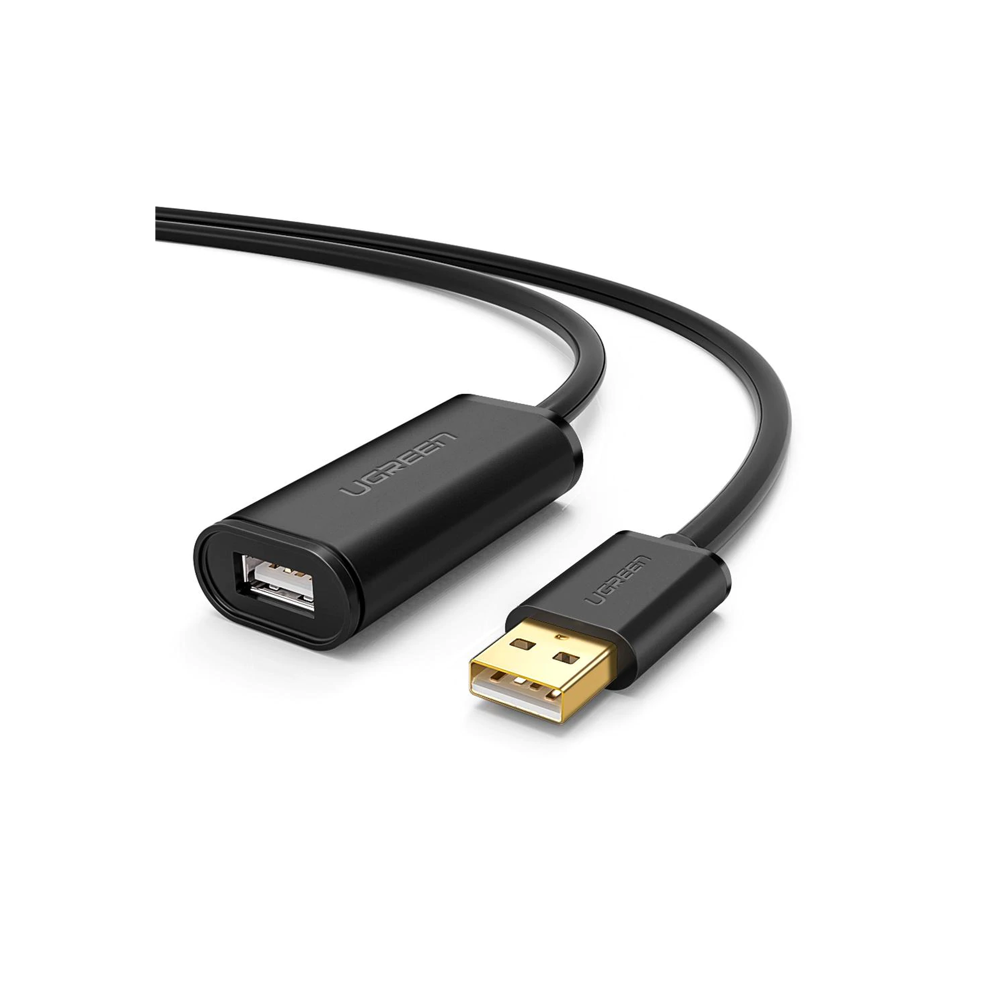 Cable de Extensión Activo USB 2.0 / 5 Metros / Macho-Hembra / Booster individual FE1.1S incorporado / Velocidad de hasta 480 Mbps / Ideal para impresoras, consolas , Webcam, etc.