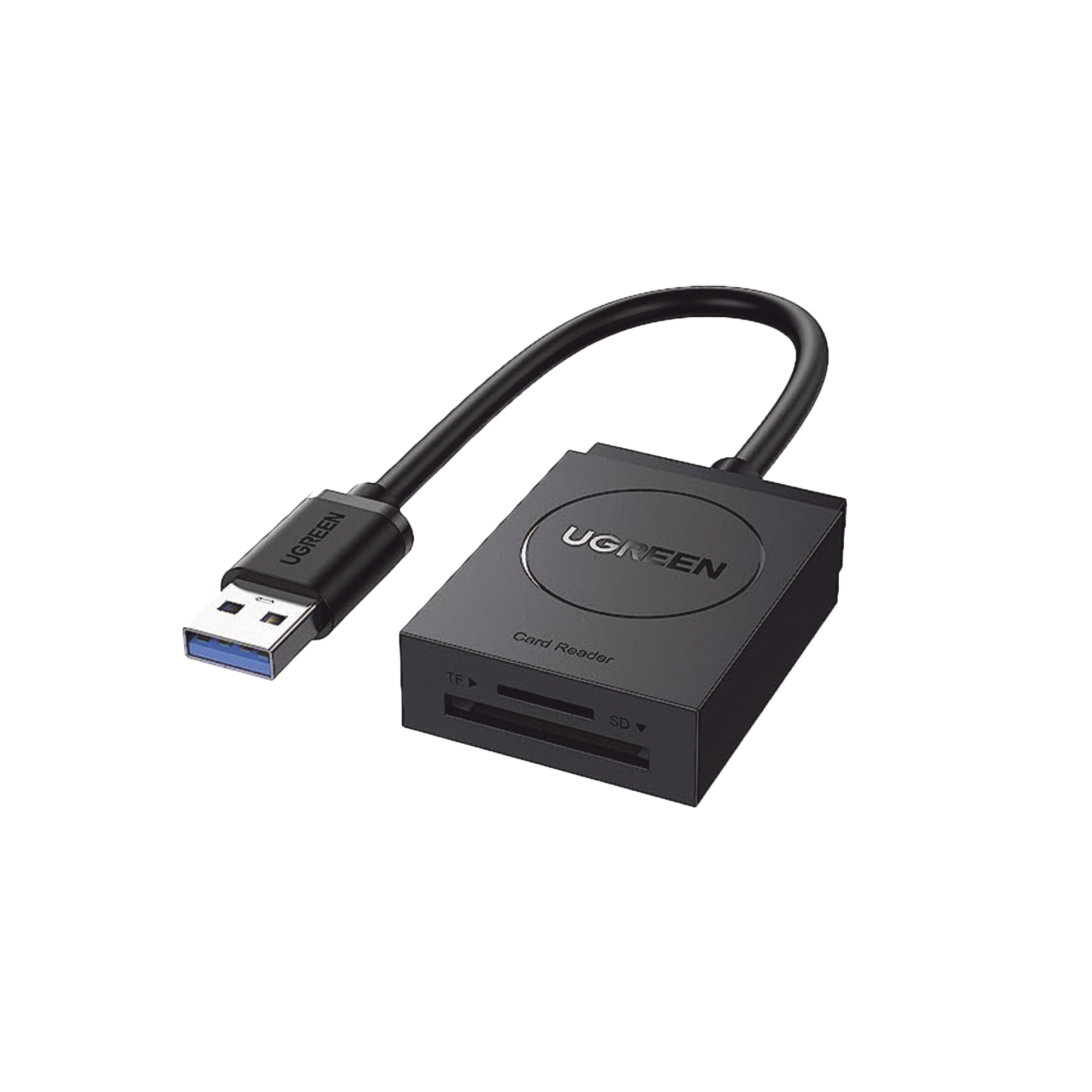 Lector de tarjetas USB-A 3.0 a MicroSD (TF) / SD | 5Gbps | Soporta hasta 2TB | Soporta Windows/Mac OS/Linux/Android | Lectura de Tarjetas Simultánea | No Requiere Controlador | Cable de 15cm.