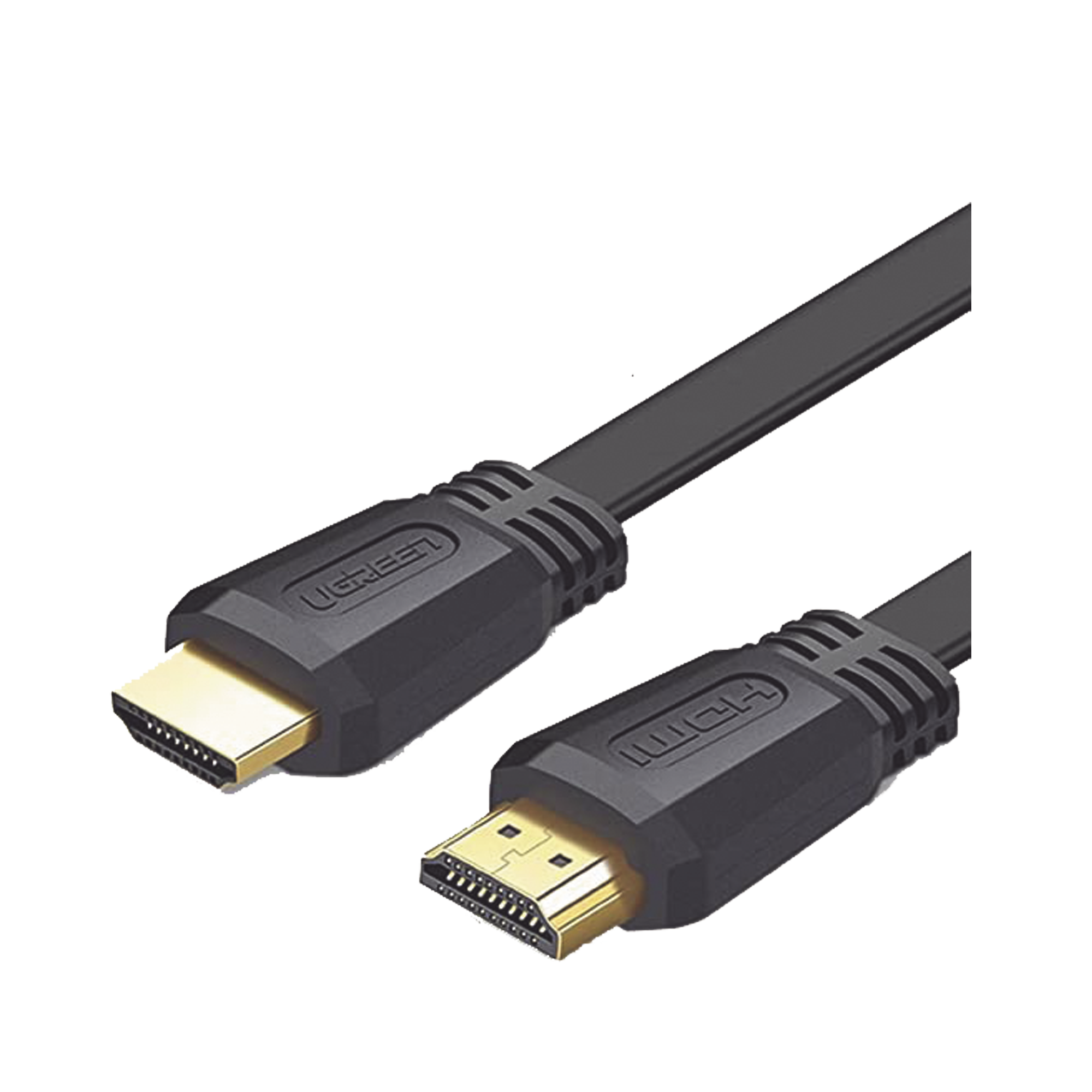 Cable HDMI 2.0 Plano de 3 m / 4K@60Hz / HDR / 3D / HEC (Canal Ethernet HDMI) / ARC (Canal de Retorno de Audio) / Color Profundo de 48 bits / Audio de 32 canales / HDCP /Audio Dolby True HD 7.1 / 18 Gbps / Estañado y Triple Blindaje / Anti Interfere