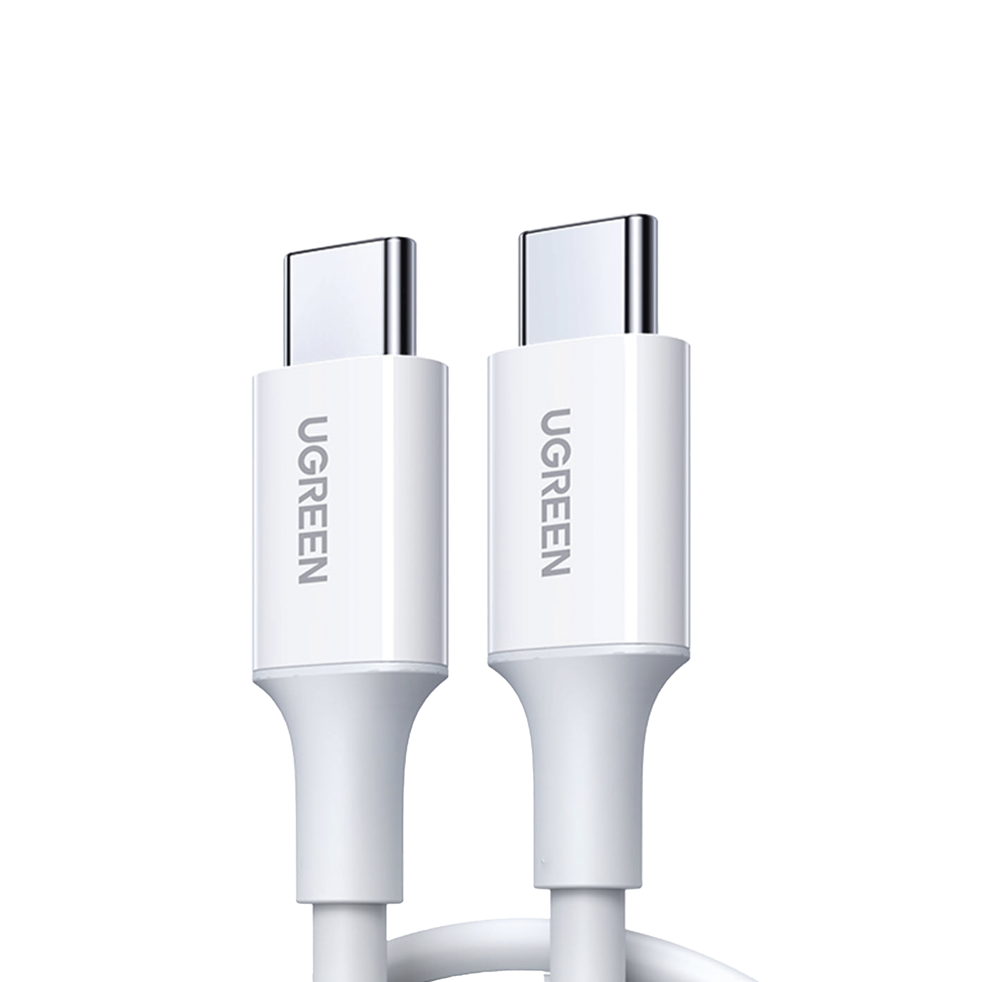 Cable USB-C a USB-C | 1 Metro | Carga Rápida de hasta 60W | Transferencia de datos de 480 Mbps | PD3.0 | QC 4.0/3.0/2.0 | FPC | AFC | Duradero y Flexible| Caja ABS | Cubierta de TPE | Color Blanco.
