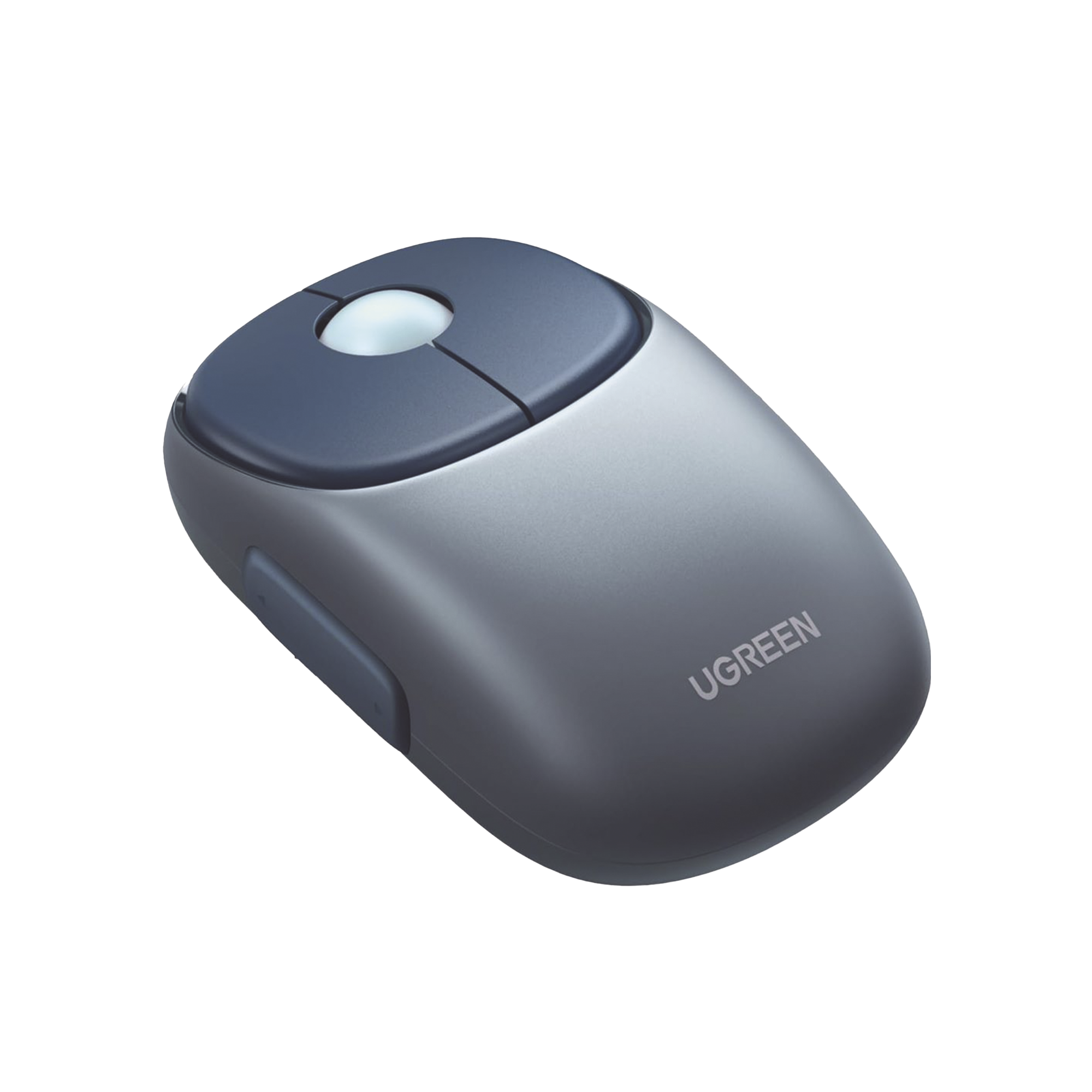 Mouse Inalámbrico  FUN? / Recargable / 2.4G & Bluetooth / 4 Niveles de DPI / Silencioso / Ergonómico / 5 Botones / Compatible con Windows, macOS 10.5, Android iOS Linux y Chrome OS / Color Azul