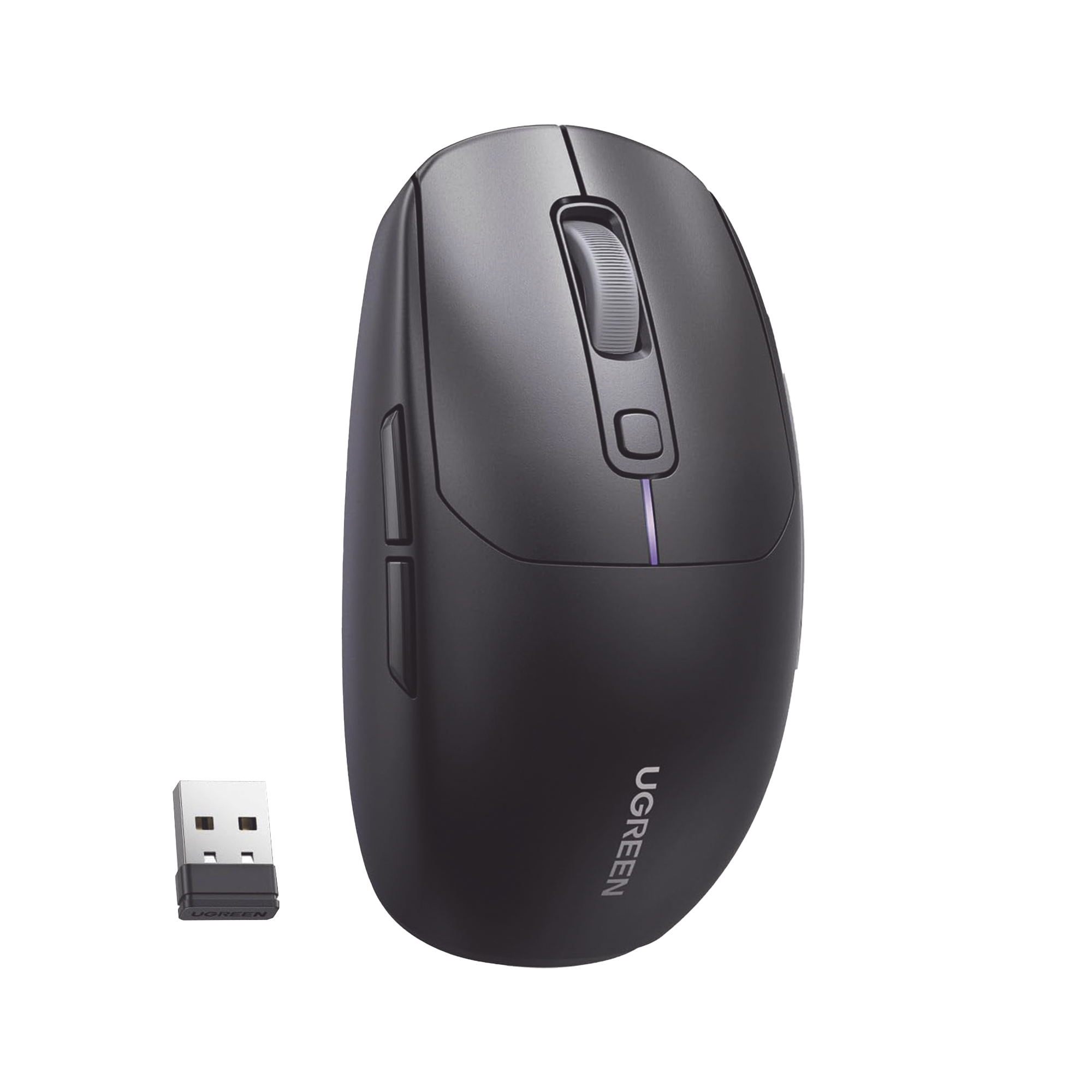 Mouse Gaming Inalámbrico| 5000 DPI | 5 Niveles de DPI  |6 Botones | Recargable | Tri-Modo USB/BT/2,4 GHz | Diseño Ergonómico | Alta Capacidad de Batería | Luz Led | Compatible con Windows macOS Android iOS Linux.