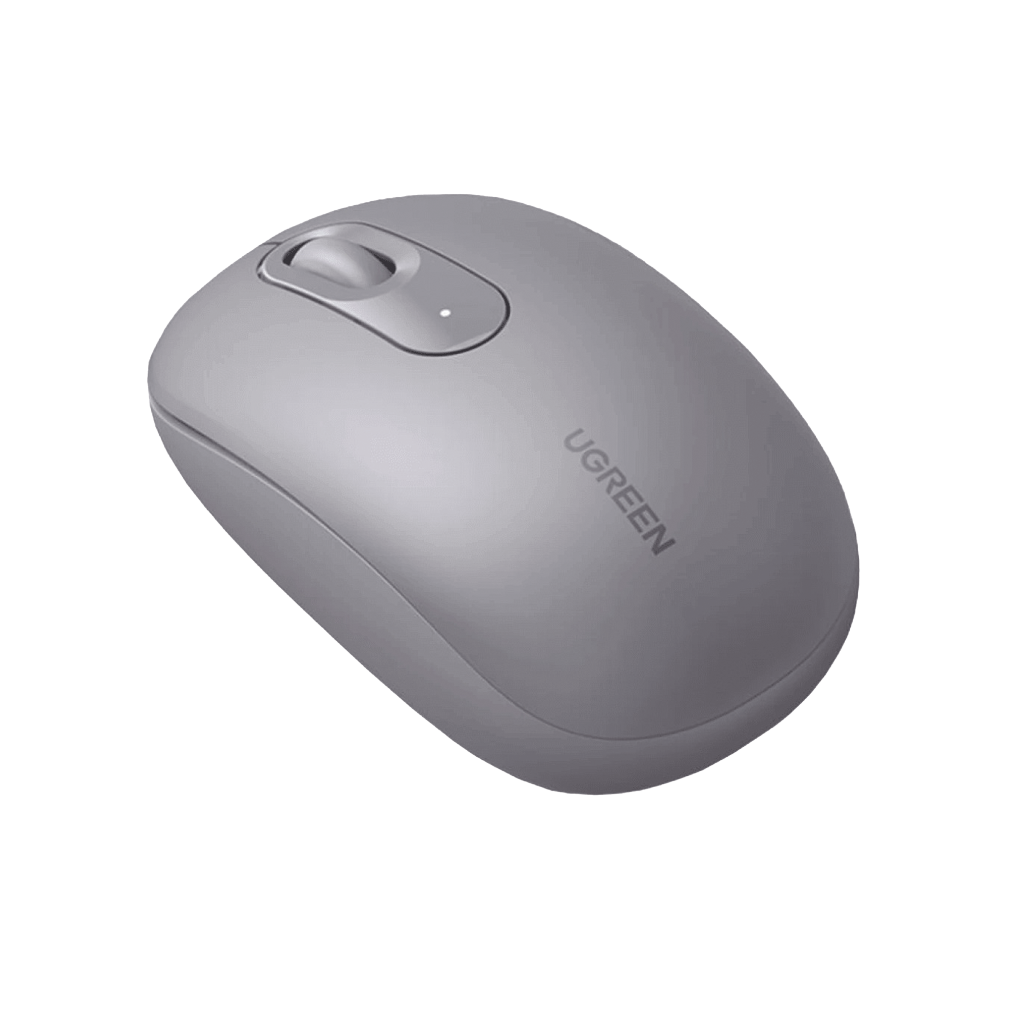 Mouse Inalámbrico 2.4G 800/1200/1600/2400 DPI / Función de 3 botones / Alcance 10m / Silencioso / Ergonómico / Anti-caída y Anti-interferencias / Color Gris / Batería Alcalina AA (incluida).