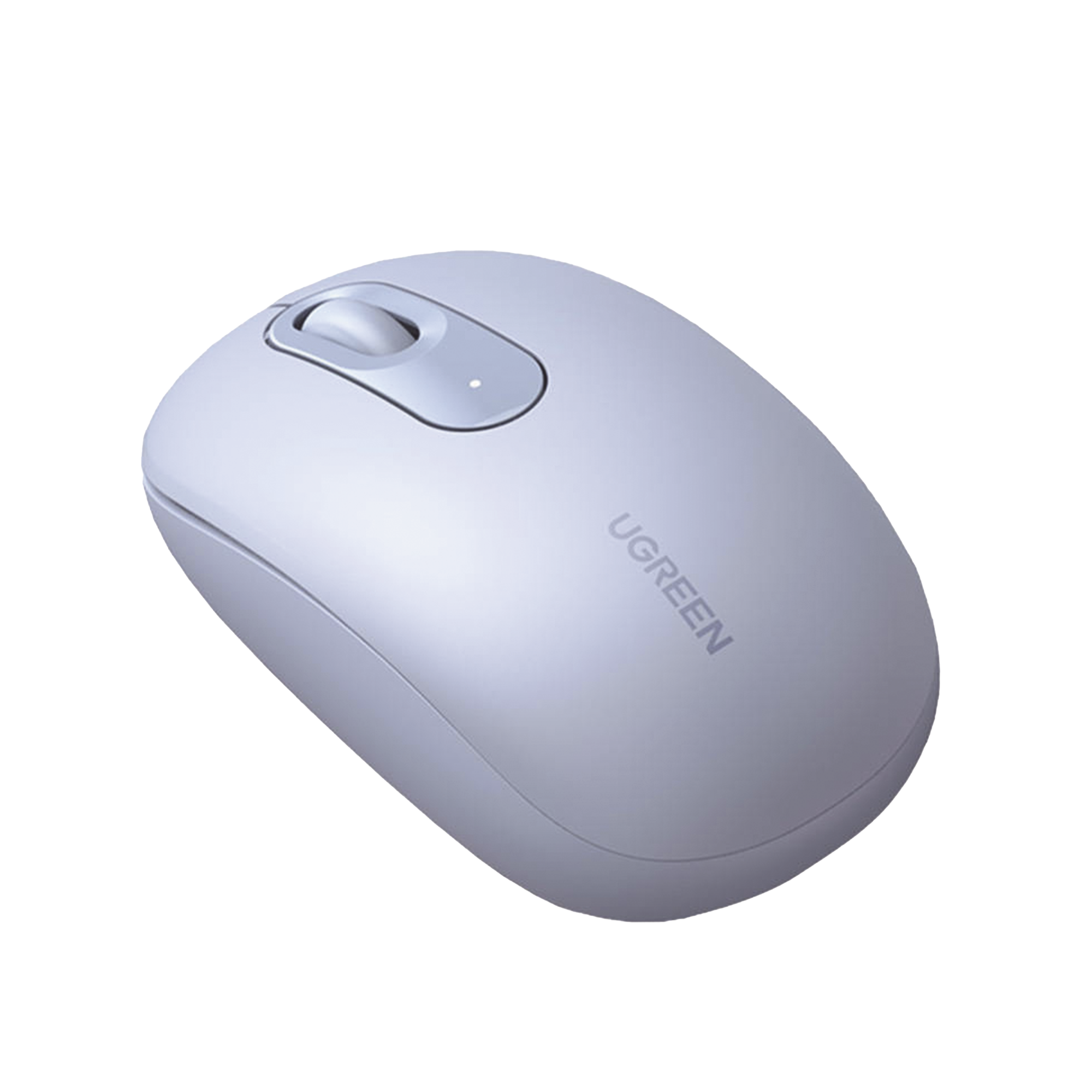 Mouse Inalámbrico 2.4G 800/1200/1600/2400 DPI / Función de 3 botones / Alcance 10m / Silencioso / Ergonómico / Anti-caída y Anti-interferencias / Color Dusty Blue / Batería Alcalina AA (incluida).