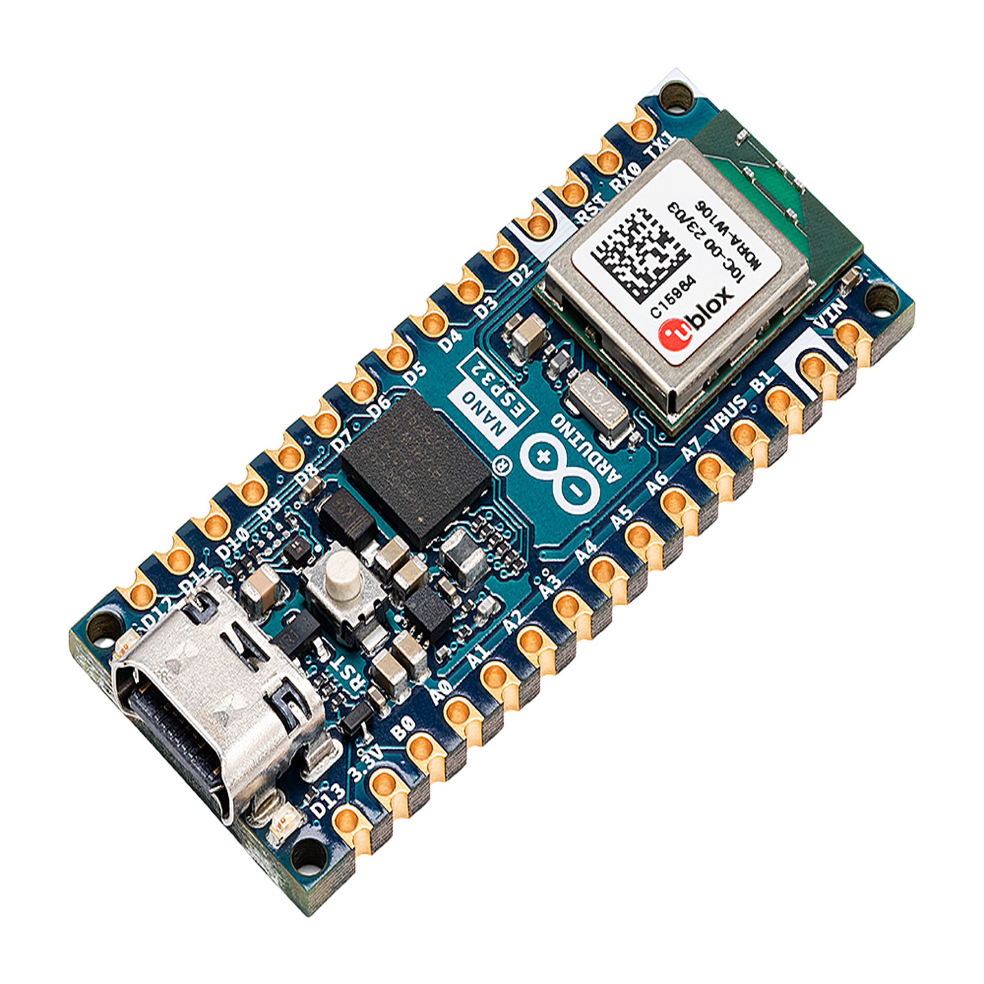 Arduino Nano ESP32 without headers