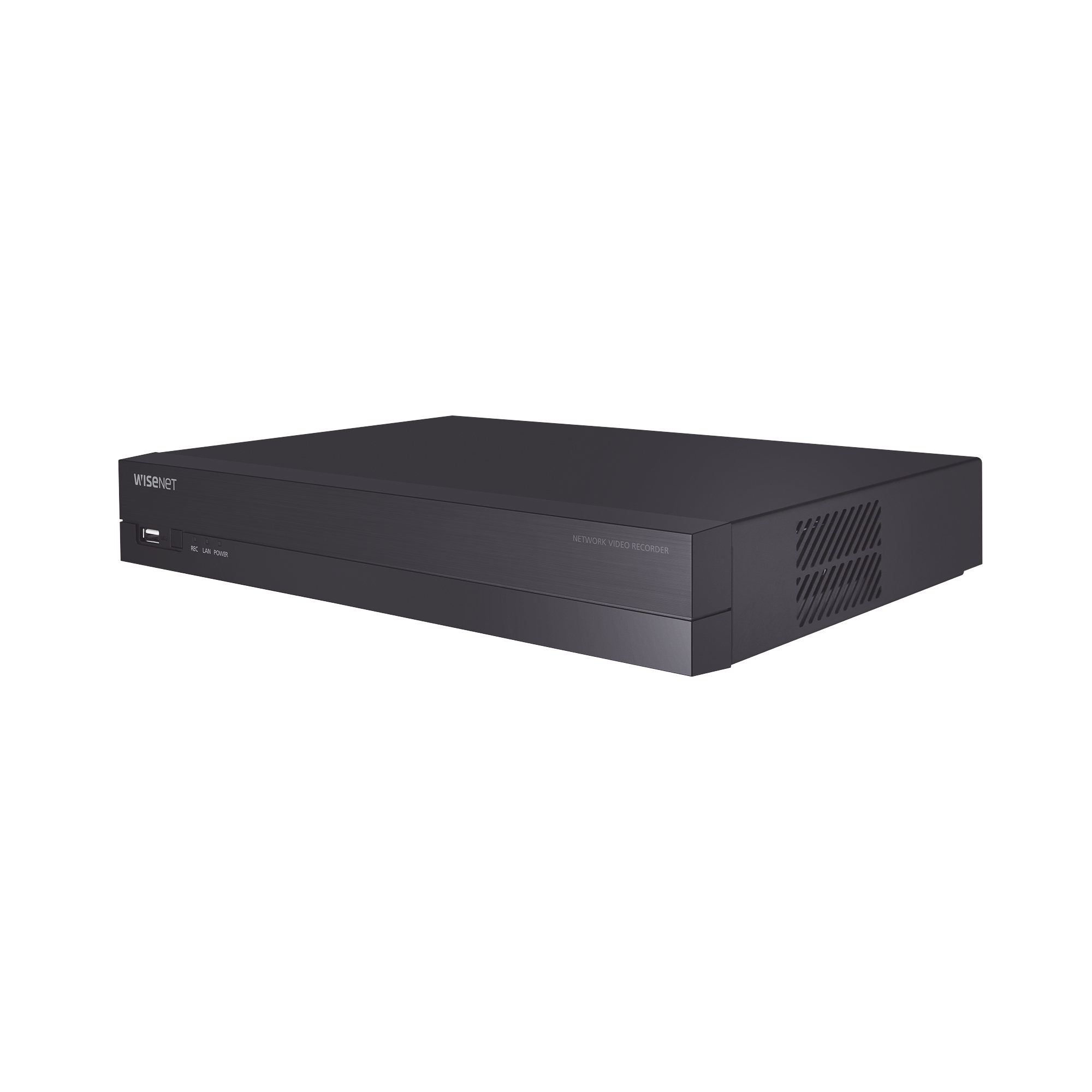 NVR 8 canales soporta hasta 8MP / H.265 / P2P Wisenet / 8 puertos PoE Plug and Play.