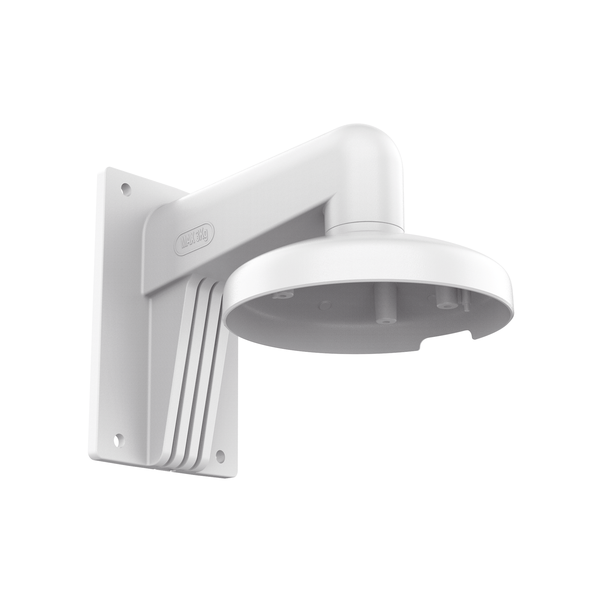 Montaje de pared con caja de conexión resistente al agua para cámaras domo