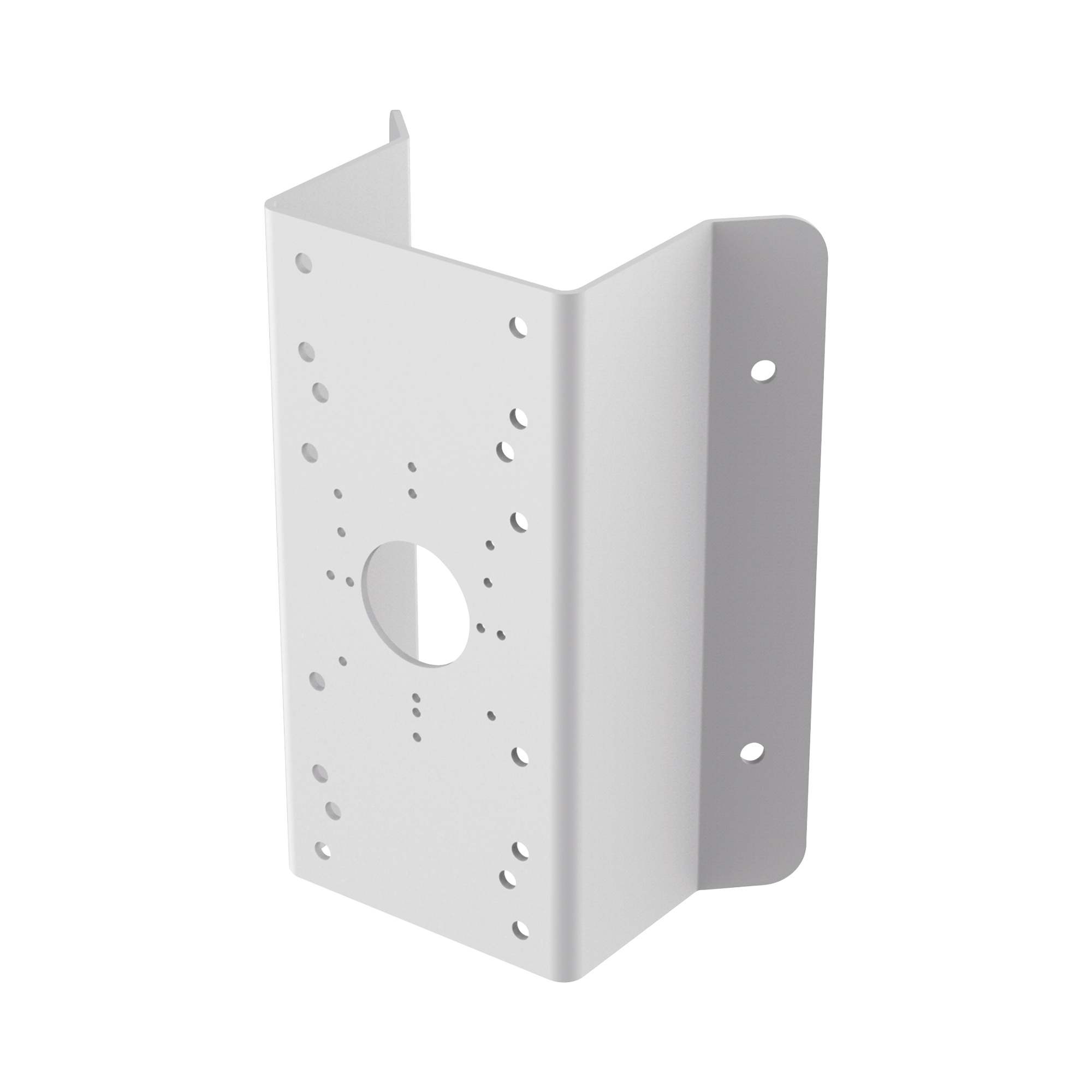 Montaje de Esquina para PTZ TURBOHD o IP / Uso en Exterior material acero de carbono