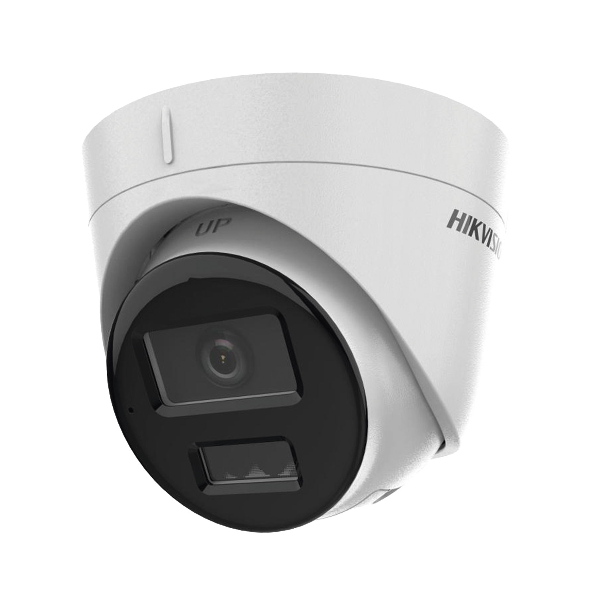 [Dual Light] Turret IP 2 Megapixel / Lente 2.8 mm / 30 mts IR + 30 mts Luz Blanca / Micrófono Integrado / ACUSENSE Lite / Exterior IP67 / H.265 / PoE / ONVIF / Micro SD