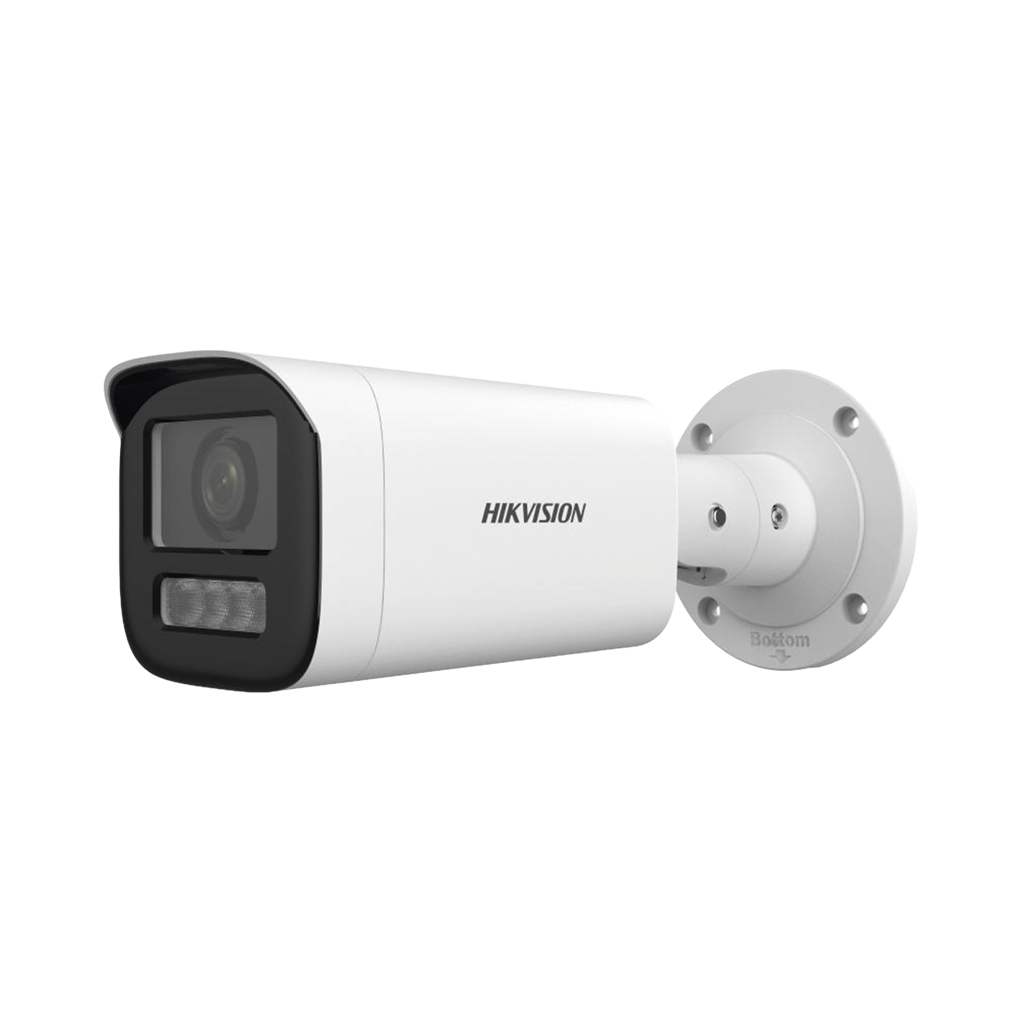 Bala IP 4 Megapíxel / Lente Motorizado 2.8 a 12 mm / Dual Light (50 mts IR + 50 mts Luz Blanca) / ACUSENSE Lite / Microfono Integrado / Exterior IP67 / WDR 120 dB / PoE / ONVIF / Micro SD