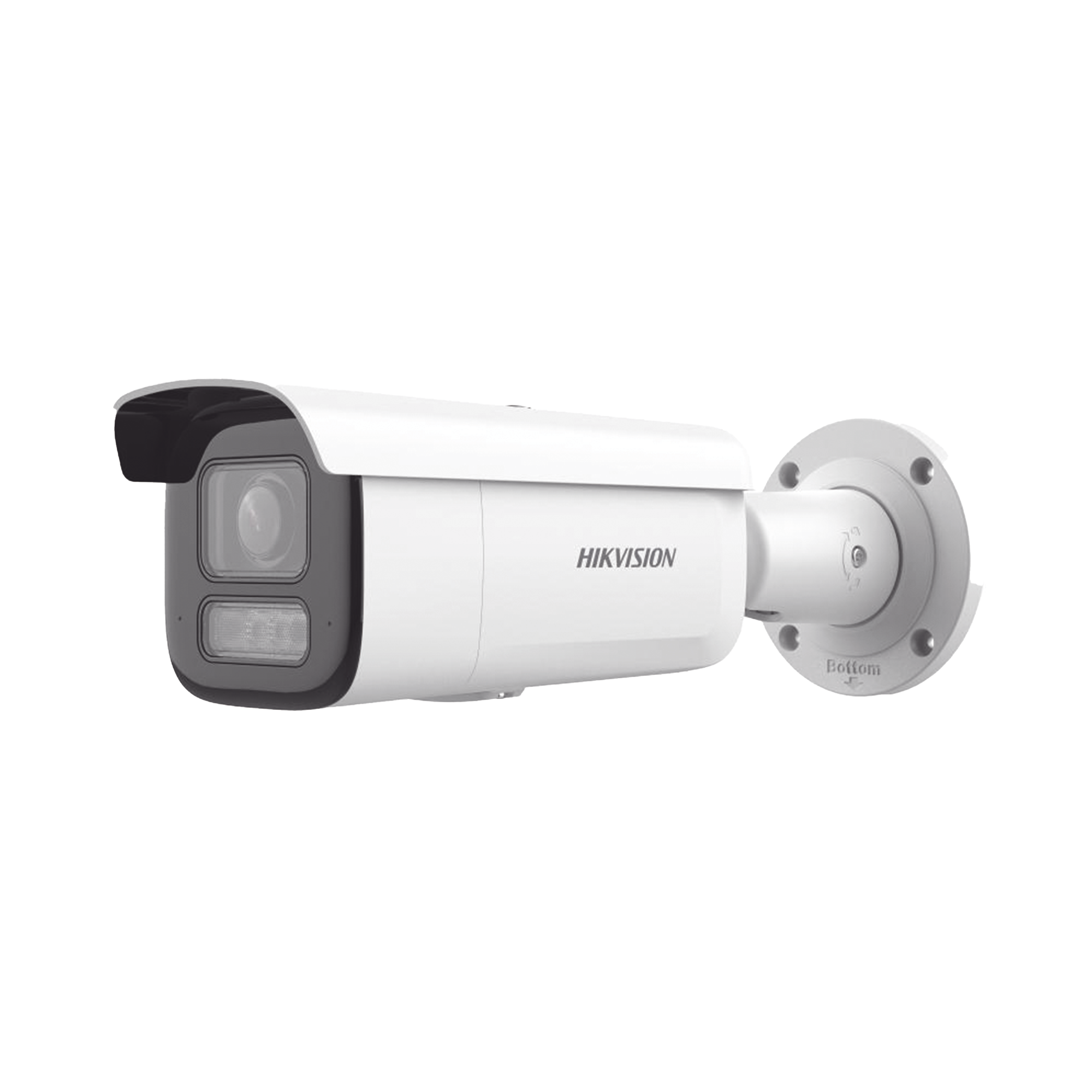 [Dual Light + 2 Micrófonos Integrados] Bala IP 4 Megapixel / Lente Mot. 2.8 a 12 mm / 60 mts Luz Blanca + 60 mts IR / ACUSENSE / Exterior IP67 / IK10 / WDR 120 dB / PoE+ / ONVIF / Alarmas I/O / Micro SD / Metal / ACUSEARCH