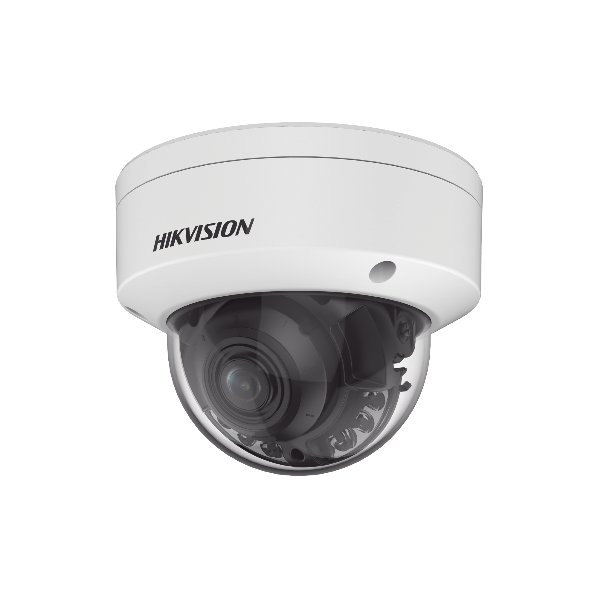 [Dual Light + ColorVu] Domo IP 4 Megapixel / Lente 3.6 - 9 mm / 40 mts IR + 40 mts Luz Blanca / WDR 130 dB / Exterior IP67 / IK10 / Captura Facial / Videoanaliticos (Filtro de Falsas Alarmas) / MicroSD