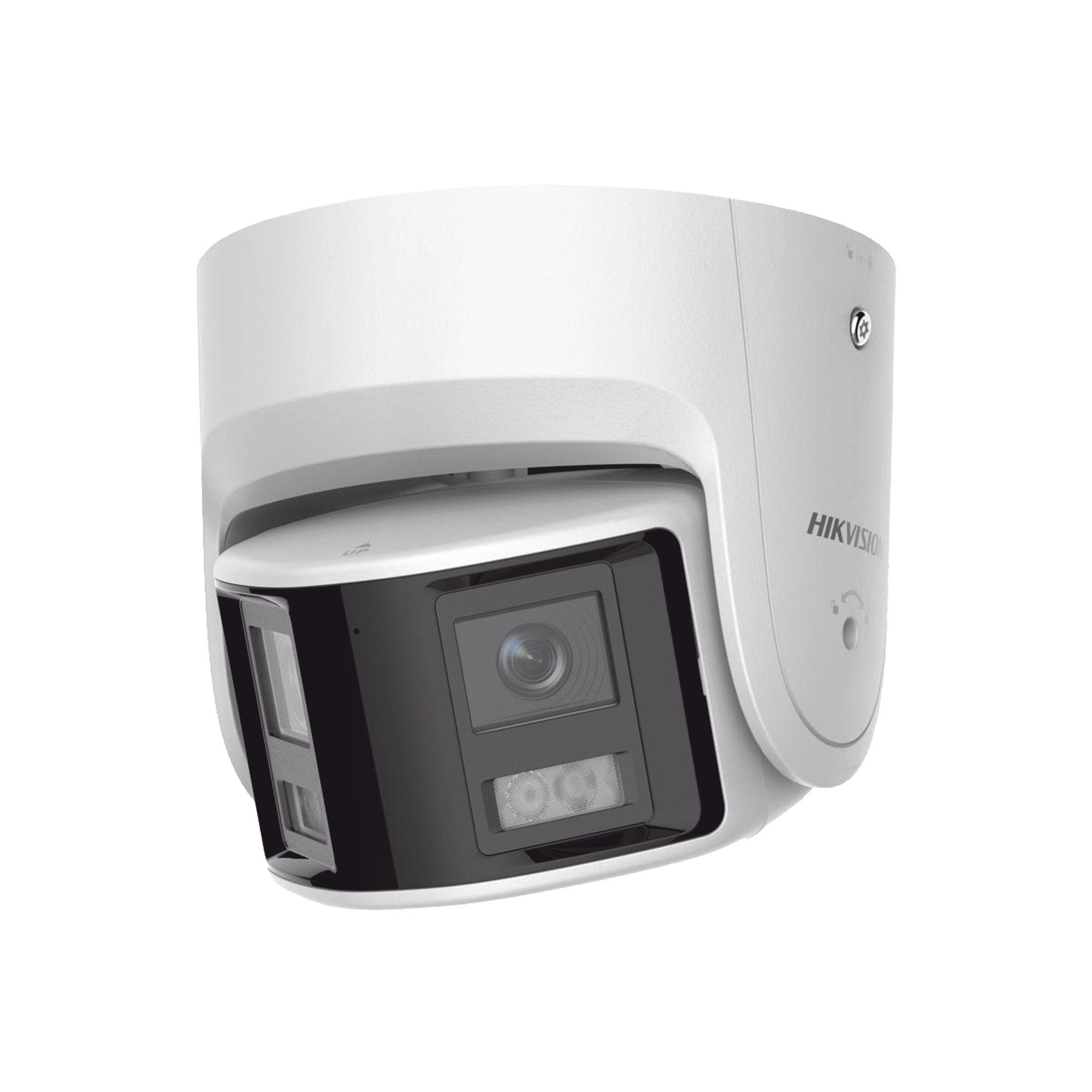 [ PROTECCIÓN ACTIVA ] Bala IP 4 Megapixel / 2 Lentes de Lente 2.8 mm (Imagen Panorámica 180°) / 30 mts IR / Exterior IP67 / Luz Intermitente y Alerta de Audio / Audio Bidireccional / ACUSENSE / WDR 120 dB / Micro SD