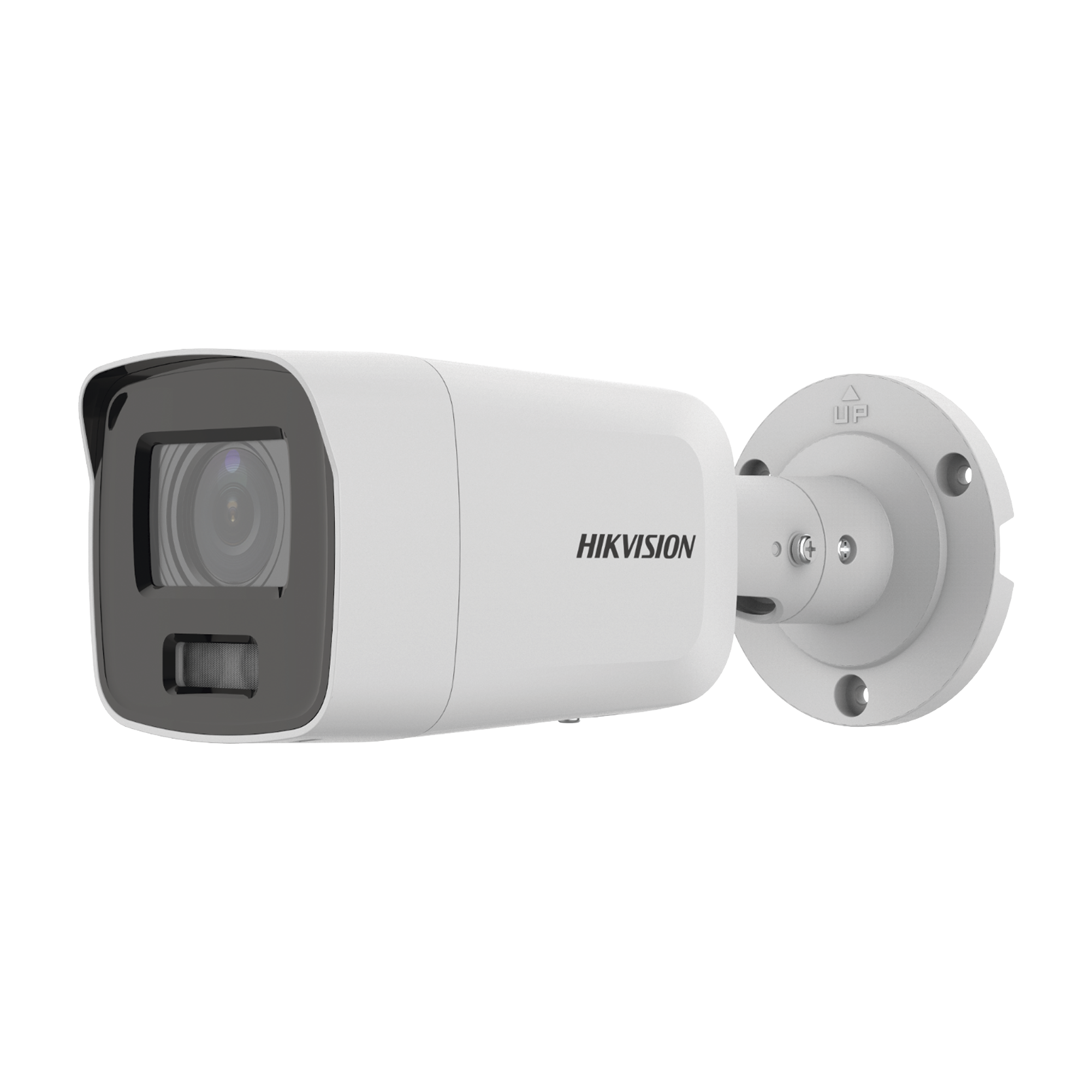 Bala IP 8 Megapixel (4K) / Imagen a Color 24/7 / Lente 2.8 mm / Luz Blanca 40 mts / Exterior IP67 / WDR 130 dB / Entrada y Salida de Audio y Alarma / Captura Facial / ONVIF / Micro SD / Micrófono Integrado