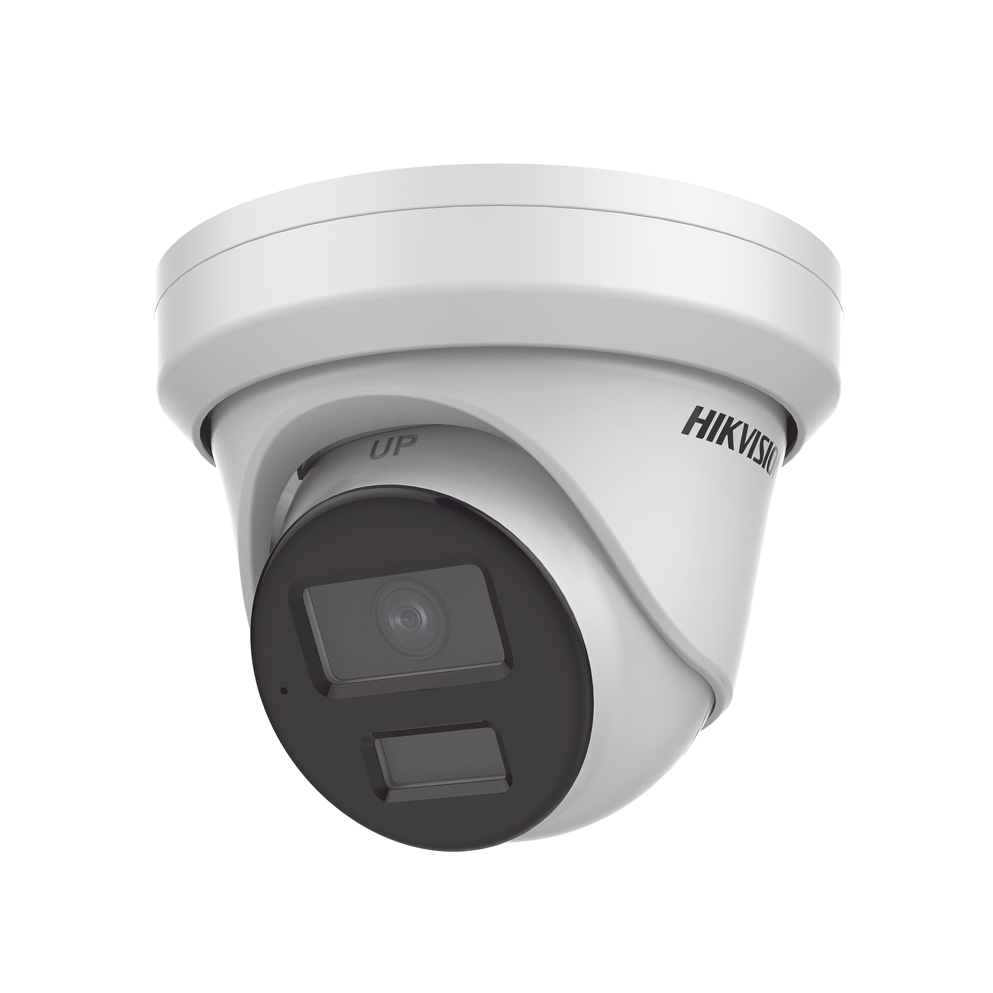 Turret IP 4 Megapixel / Lente 2.8 mm / Dual Light (40 mts IR + 40 mts Luz Blanca / DARKFIGHTER S / Microfono Integrado /  Exterior IP67 / WDR 130 dB /  4 Analíticos: AcuSense, Deteccion Facial, Conteo de Personas por Cruce y Zona