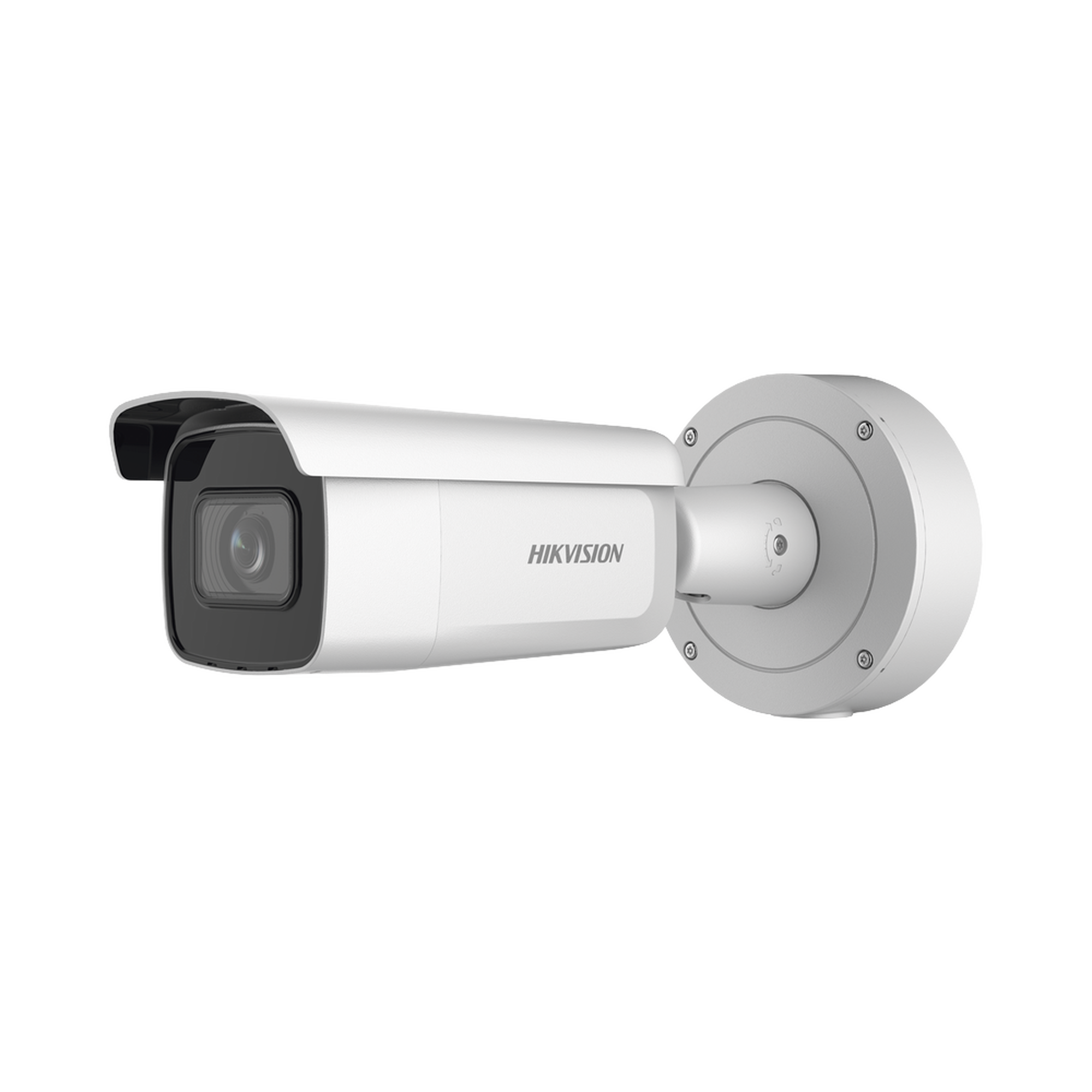 Bala IP 4 Megapixel / Lente Mot. 2.7 a 13.5 mm / 60 mts IR EXIR / Exterior IP67 / IK10 / Anticorrosivo / WDR 120 dB / PoE + / Micro SD / 4 Analíticos: AcuSense, Deteccion Facial, Conteo de Personas por Cruce y Zona