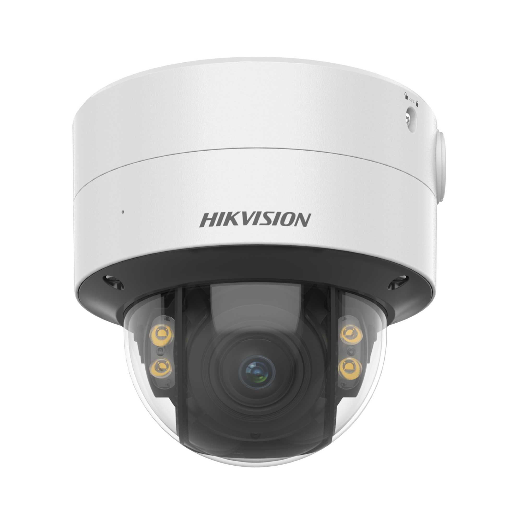 Domo IP 4 Megapixel / Imagen a Color 24/7 / Lente 2.8 - 12 mm / Luz Blanca 40 mts / WDR 130 dB / Exterior IP67 / IK10 / Captura Facial / Videoanaliticos / AcuSense