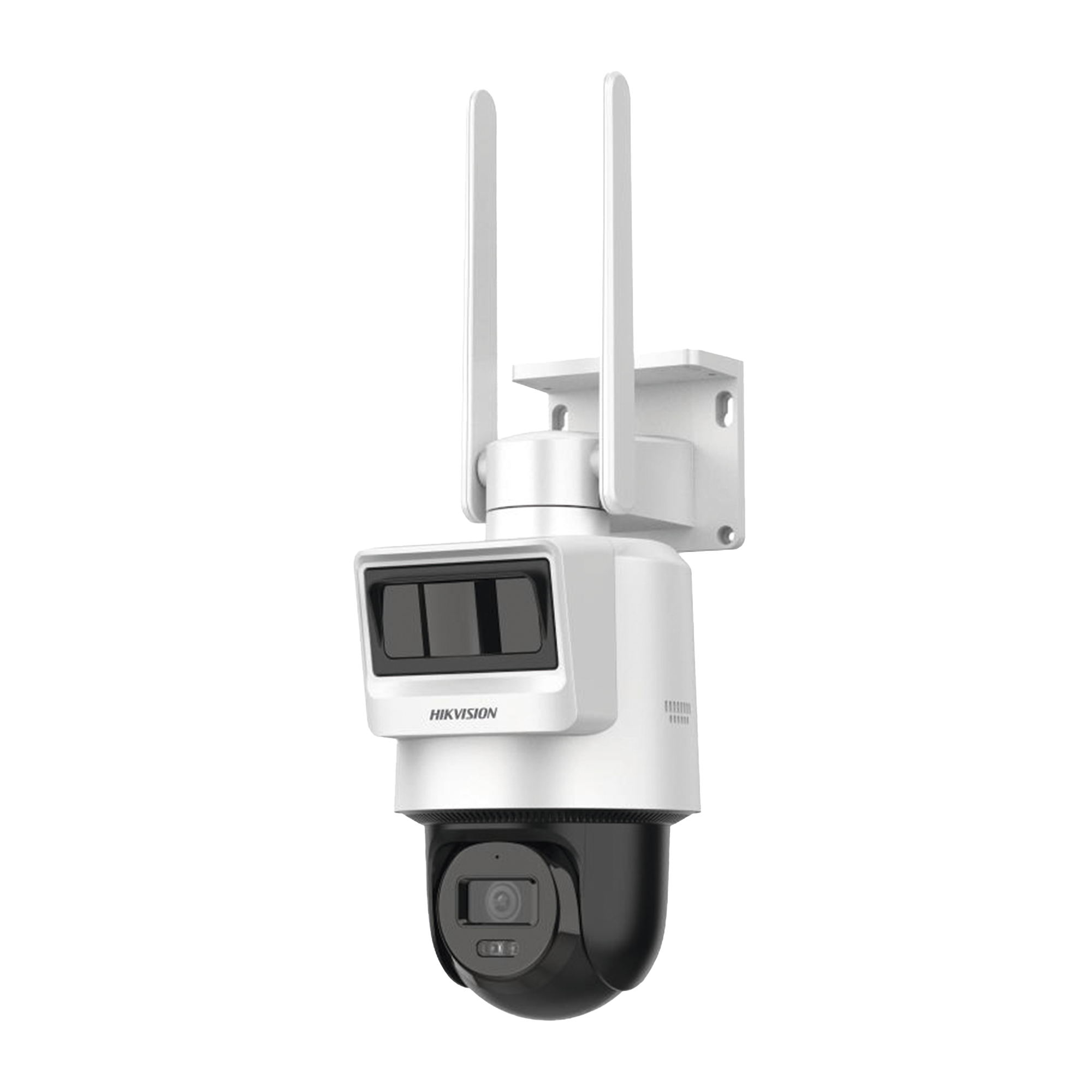 Kit Solar IP All in One / Doble Detección (Radar + PIR) / Bala IP 4 Megapixel / Lente 4 mm / Panel Solar / Batería de Respaldo de Litio 10Ah (Hasta 11 Días) / Conexión 4G / Audio de Dos Vías / Accesorios de Inst. / Direc