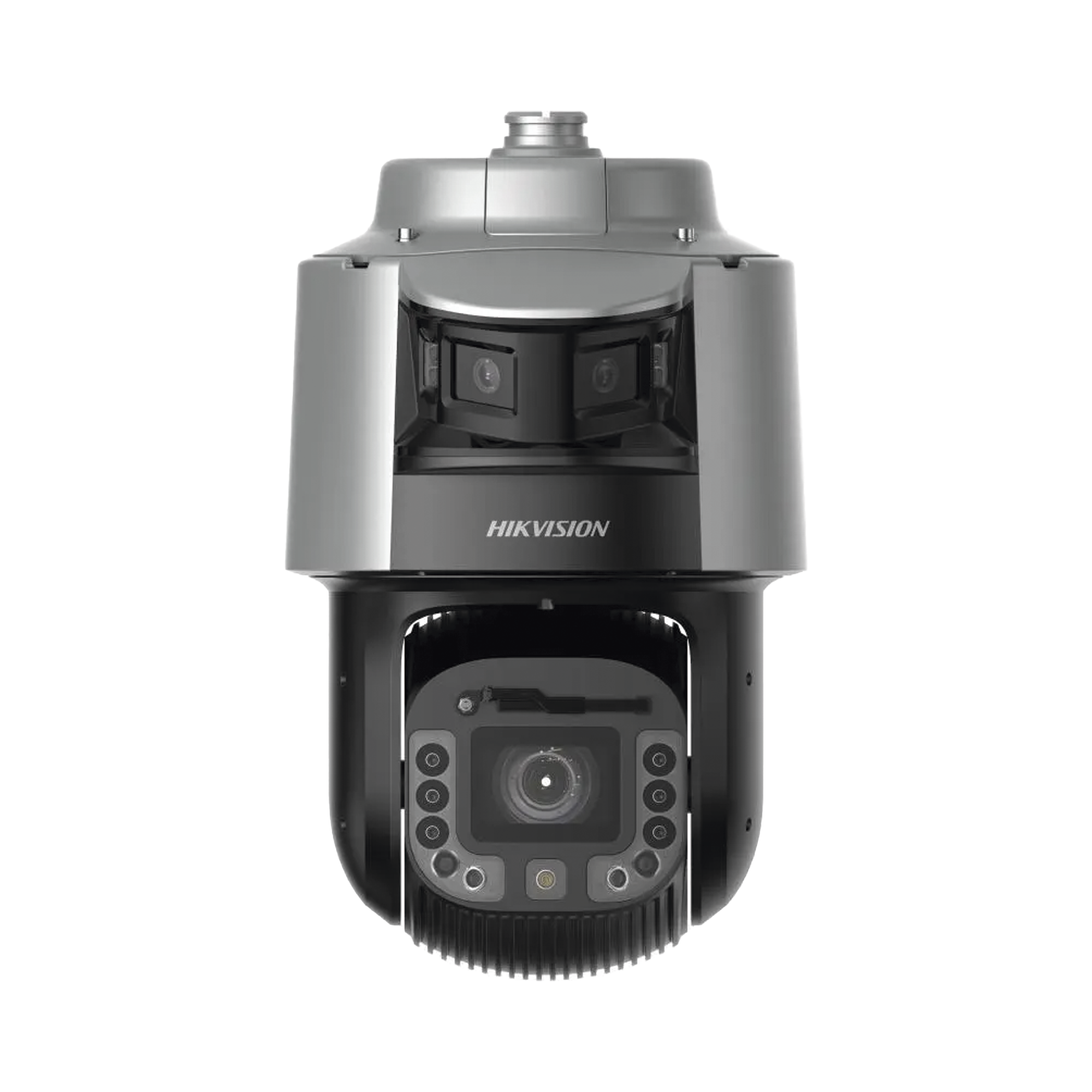 [TandemVu] Domo PTZ IP 4 Megapixel con Cámara Panoramica 180º de 6 Megapixel / 25X Zoom / 300 mts IR y 30 mts Luz Blanca / IP67 / IK10  / Autoseguimiento / Wiper / Deep learning / Entrada-Salida de Audio y Alarma / Ultra Baja Iluminació