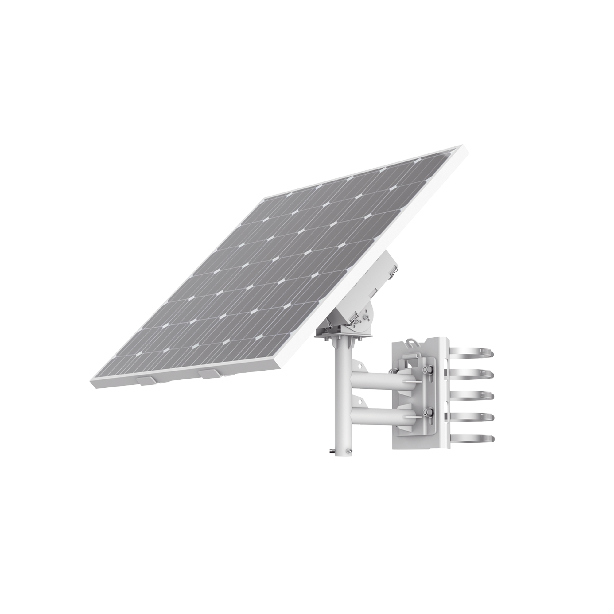 Kit Solar de alimentación / Panel Solar / Batería de Respaldo de Litio 360 Wh / 2 Salidas de 12 Vcd / Accesorios de Instalación / Uso en Exterior IP66