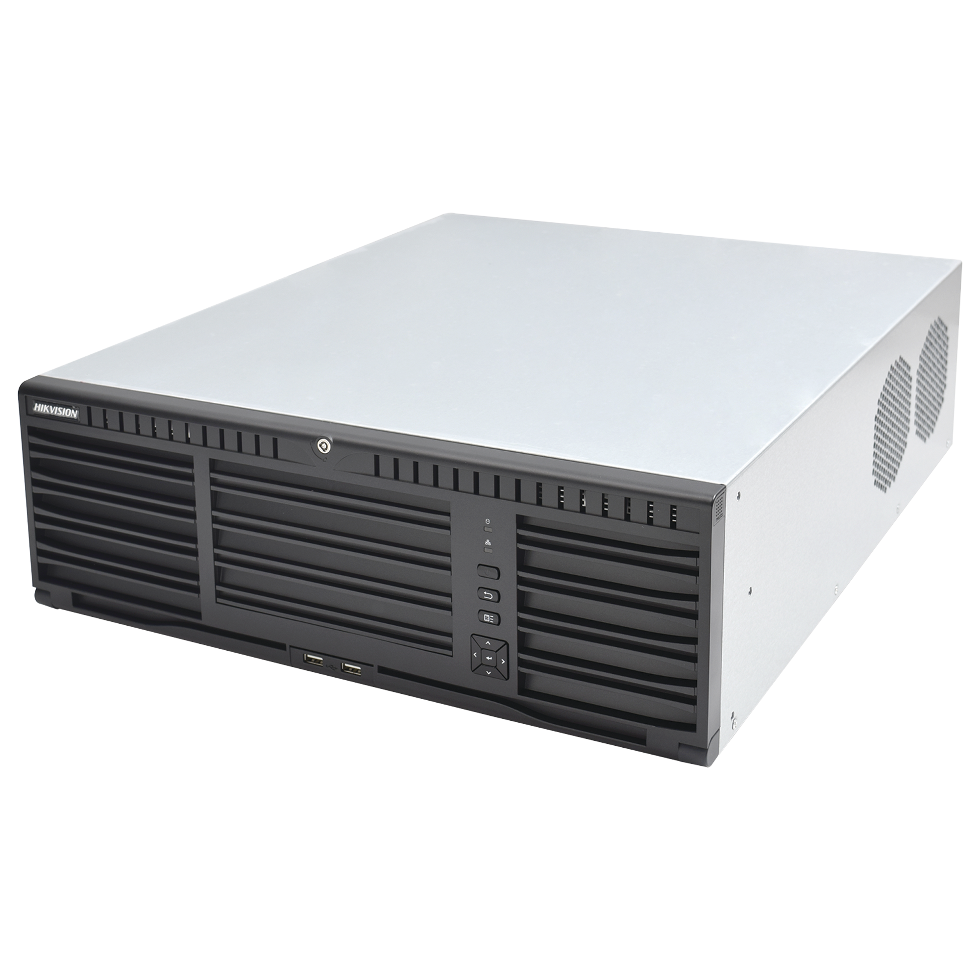 NVR 12 Megapixel (4K) / 256 canales IP / 16 Bahías de Disco Duro / 4 Puertos de Red / Soporta RAID con Hot Swap / NVR de Alto Desempeño