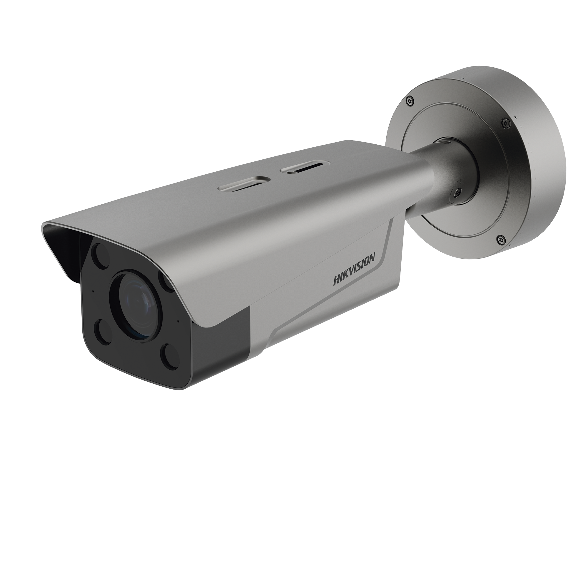 Bala IP 4 Megapixel ANPR para Control de Acceso / Lente Mot. 2.8 mm - 12 mm / Reconocimiento y Captura de Placas Vehiculares / IP67 / IK10 / PoE / Alarmas I/O