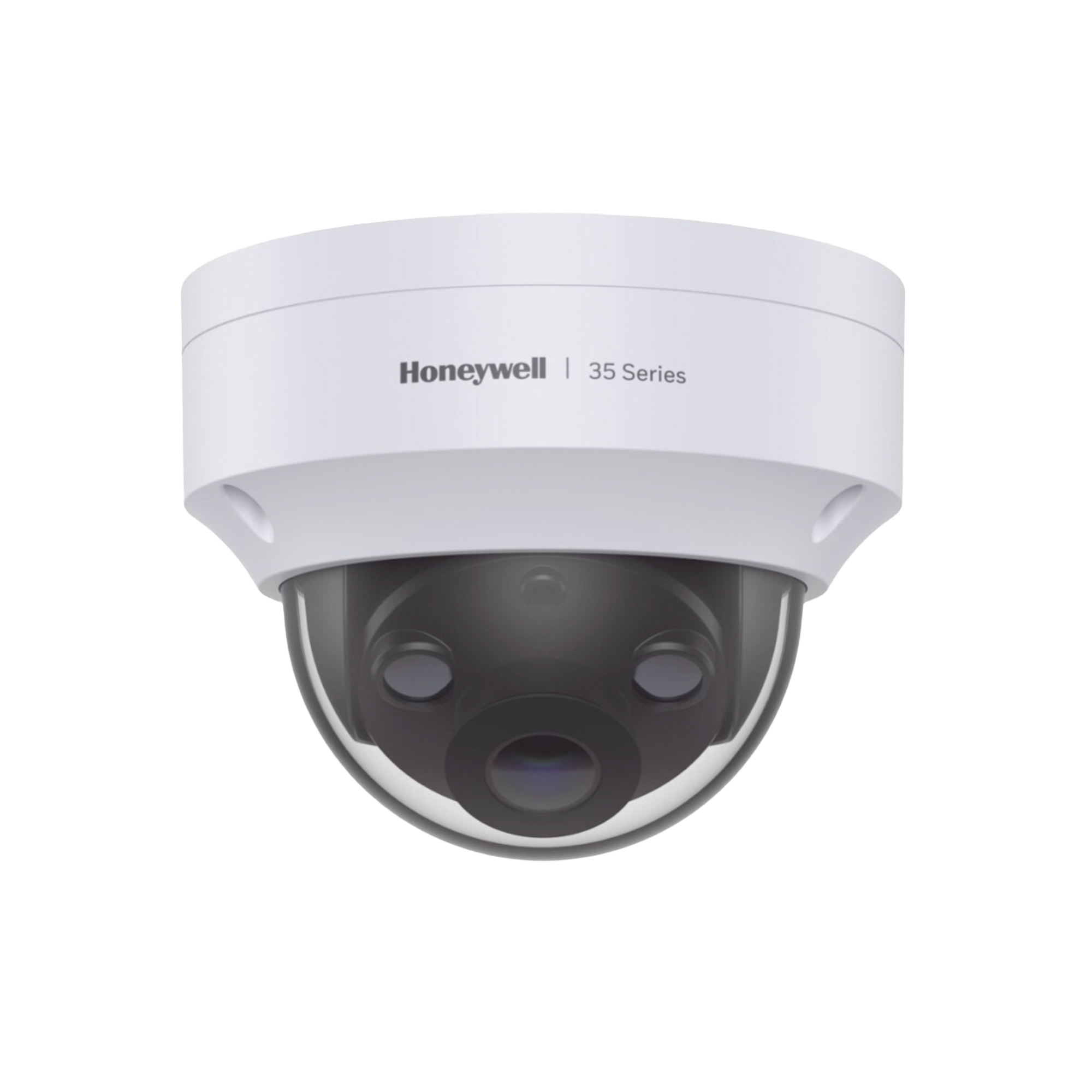 Domo IP 3 Megapixel / Lente 2.8 mm / 40 mts IR /  Ultra Baja Iluminación / NDAA / ONVIF / Exterior IP66 / Antivandalico IK10 / Ultra Baja Iluminación / H.265 / PoE / Serie 35 / Honeywell Security