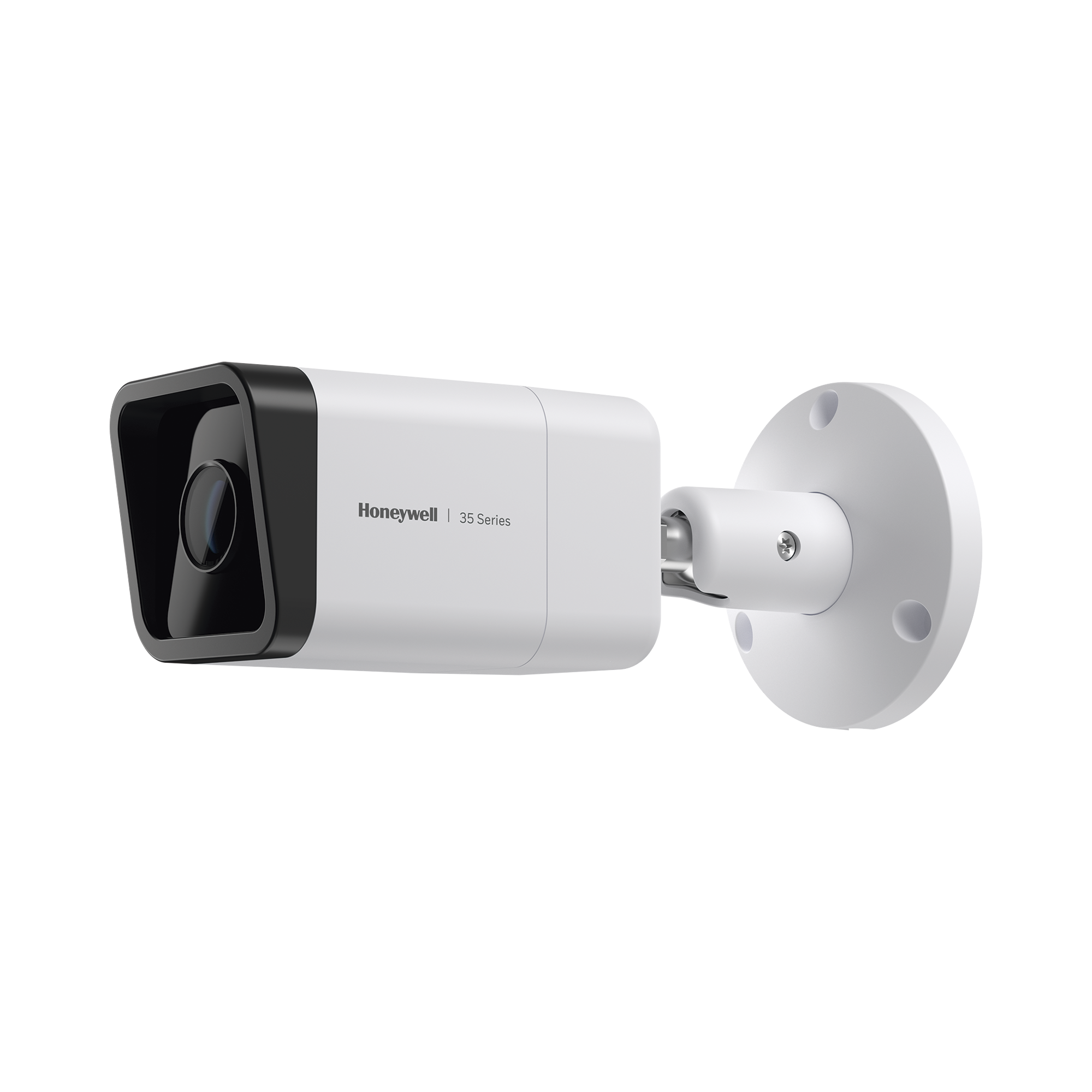 Bala IP 5 Megapixel / Lente Mot. 2.7 a 13.5 mm / 60 mts IR /  Ultra Baja Iluminación / IP67 / H.265 / IA (Filtro de Humanos y Vehiculos) / Merodeo / Conteo de Personas / PoE / Audio y Alarmas I/O / ONVIF / NDAA / Serie 35 / Honeywell Security