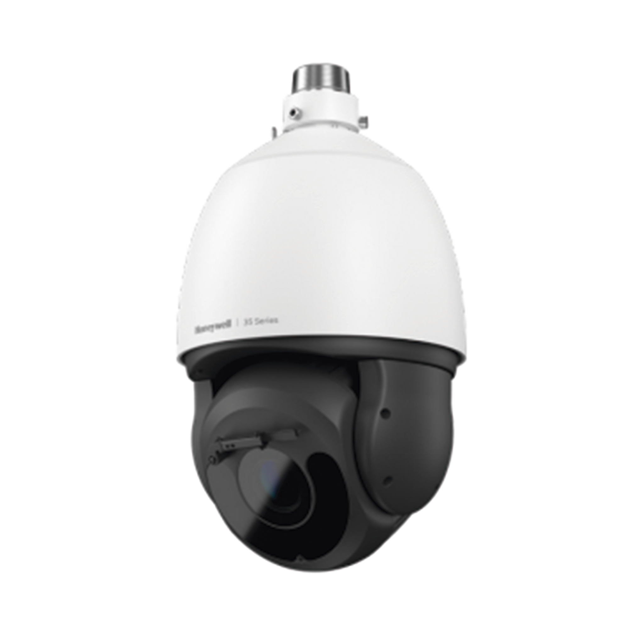 PTZ IP 5 Megapixel / 30X Zoom / 200 mts IR / H.265 / IA (Filtro de Humanos y Vehiculos) / Merodeo / PoE++ / Exterior IP67 / IK10 / ONVIF / NDAA / Serie 35 / 256 GB microSD / Audio E/S / Alarma E/S / Wiper / Honeywell Security