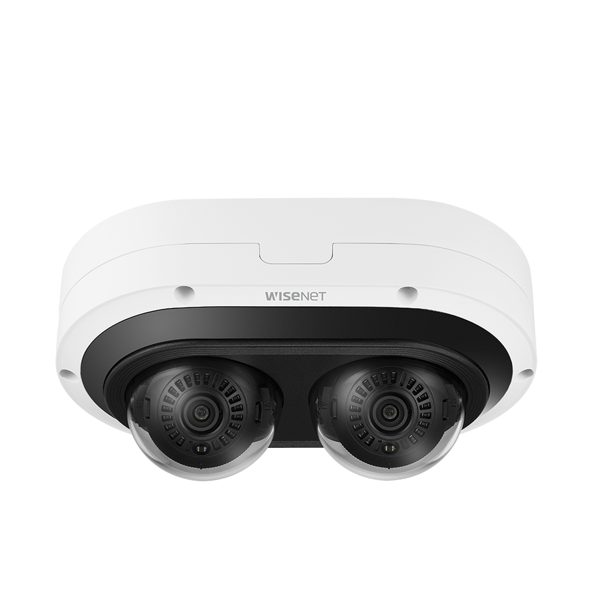 Camara IP Multi-sensor Multi-direccional / 2 Canales de 2MP / Lente 3.54 a 6.69mm / H.265 + WiseStream II / WDR 120dB / Exterior IP67 / IK10 / NEMA4X