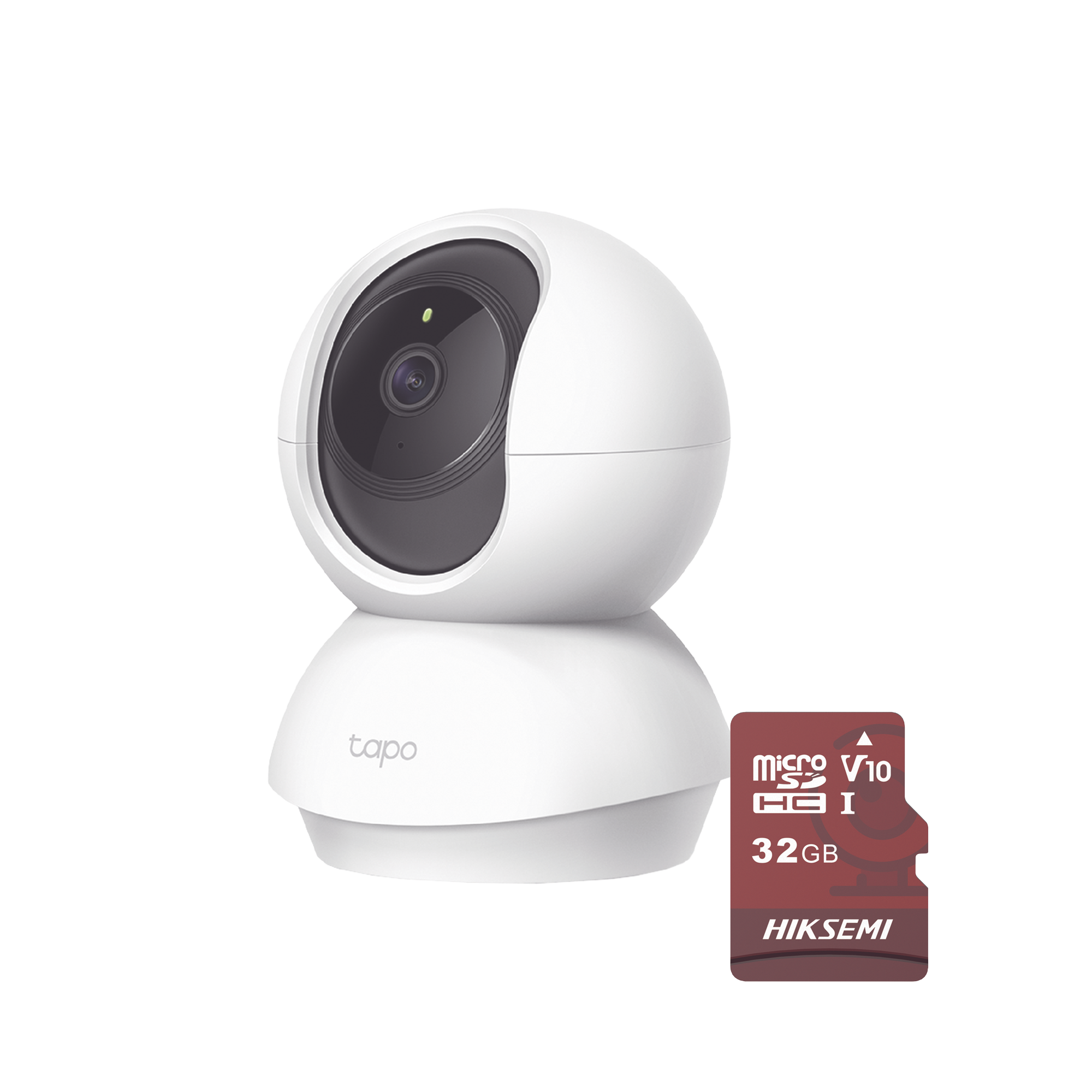 Kit de Cámara IP Wi-Fi / Incluye 1 Pieza Modelo TAPOC200 / 2 Megapixel /  Utiliza La App Tapo / 1 Memoria Micro SD  Hiksemi Modelo  HS-TF-E1/32G