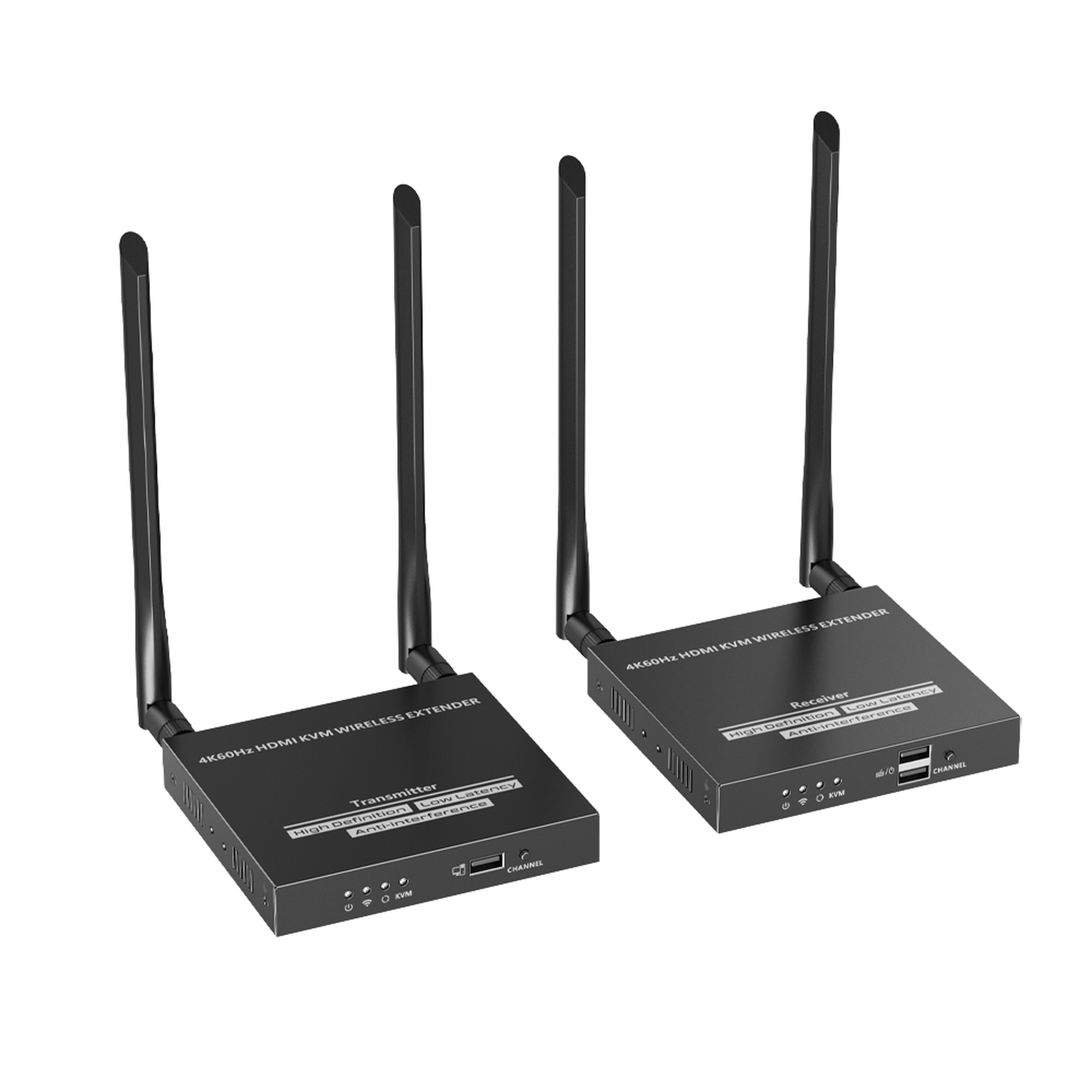 Kit Extensor Inalámbrico | 4K@60Hz | Transmisión hasta 50m | Transferencia IR | Emparejamiento SSID