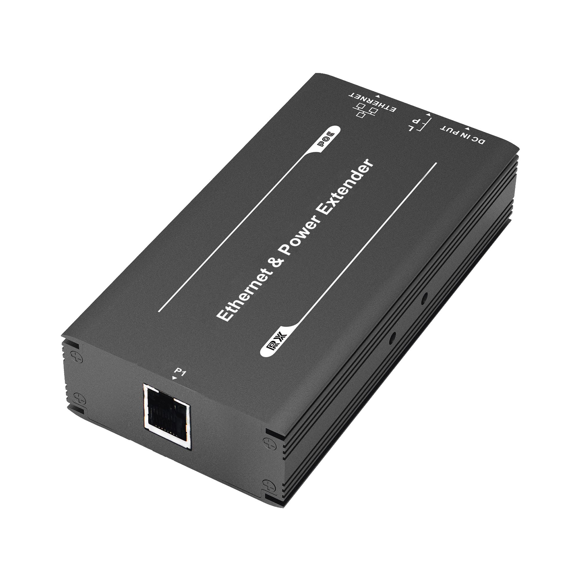 (POE 600 METROS) Transmisor para Extensor PoE TT-8001R  / 1 Puerto  para recepción de video y alimentación (PoE) / IDEAL PARA DOMOS Y CAMARAS IP / Conexión en Cascada / Soporta PTZ´s de 60 W / Soporta IEEE802.3af/at